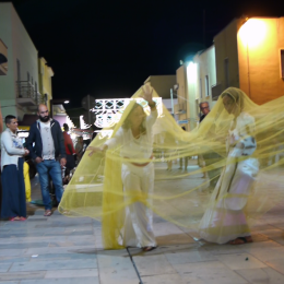 Street performance Via Roma Lampedusa